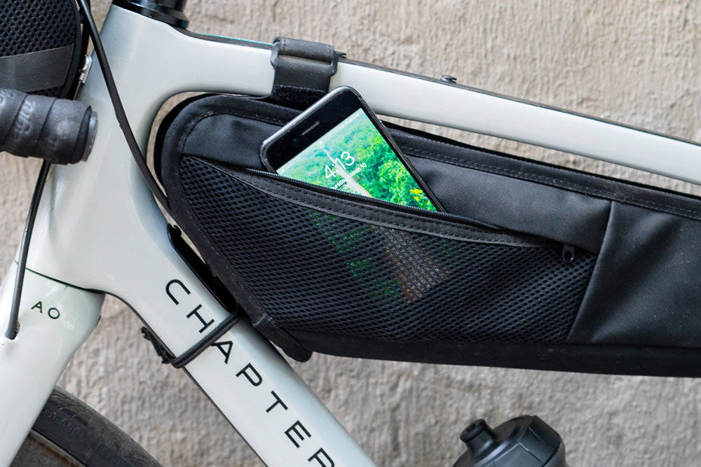 Slim Best Cycling Frame Bags Top Tube Bag Zip Tailfin Cycling