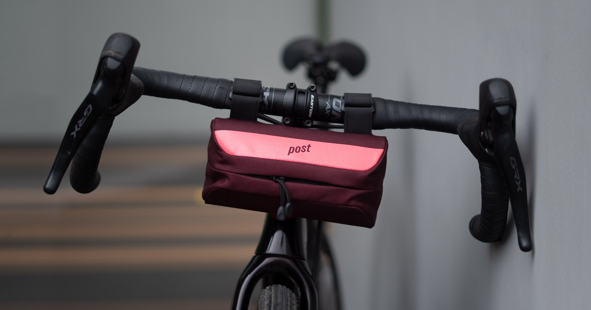 The Post Carry Co. Mini Handlebar Bag viewed from the front